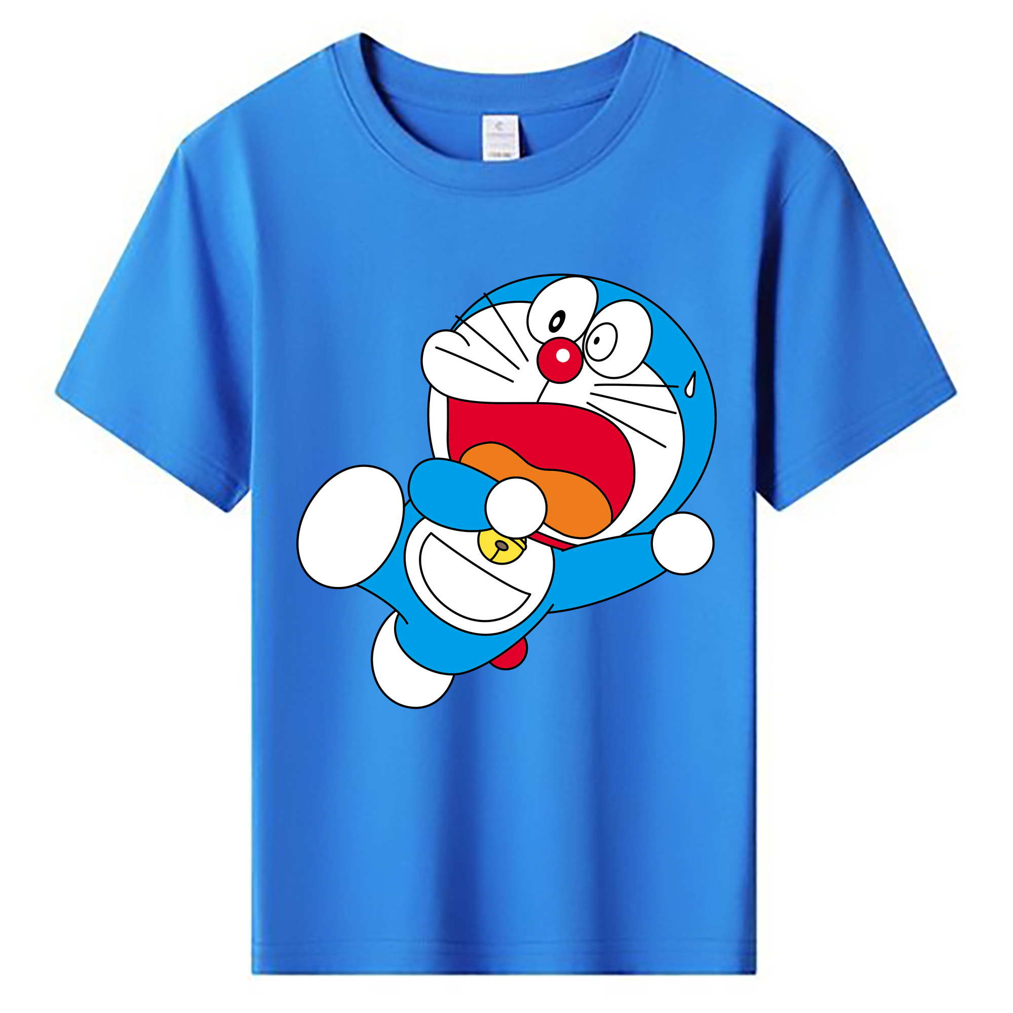 （画像用） ドラえもん Doraemon 綿100％キッズTシャツ（フロントプリント）